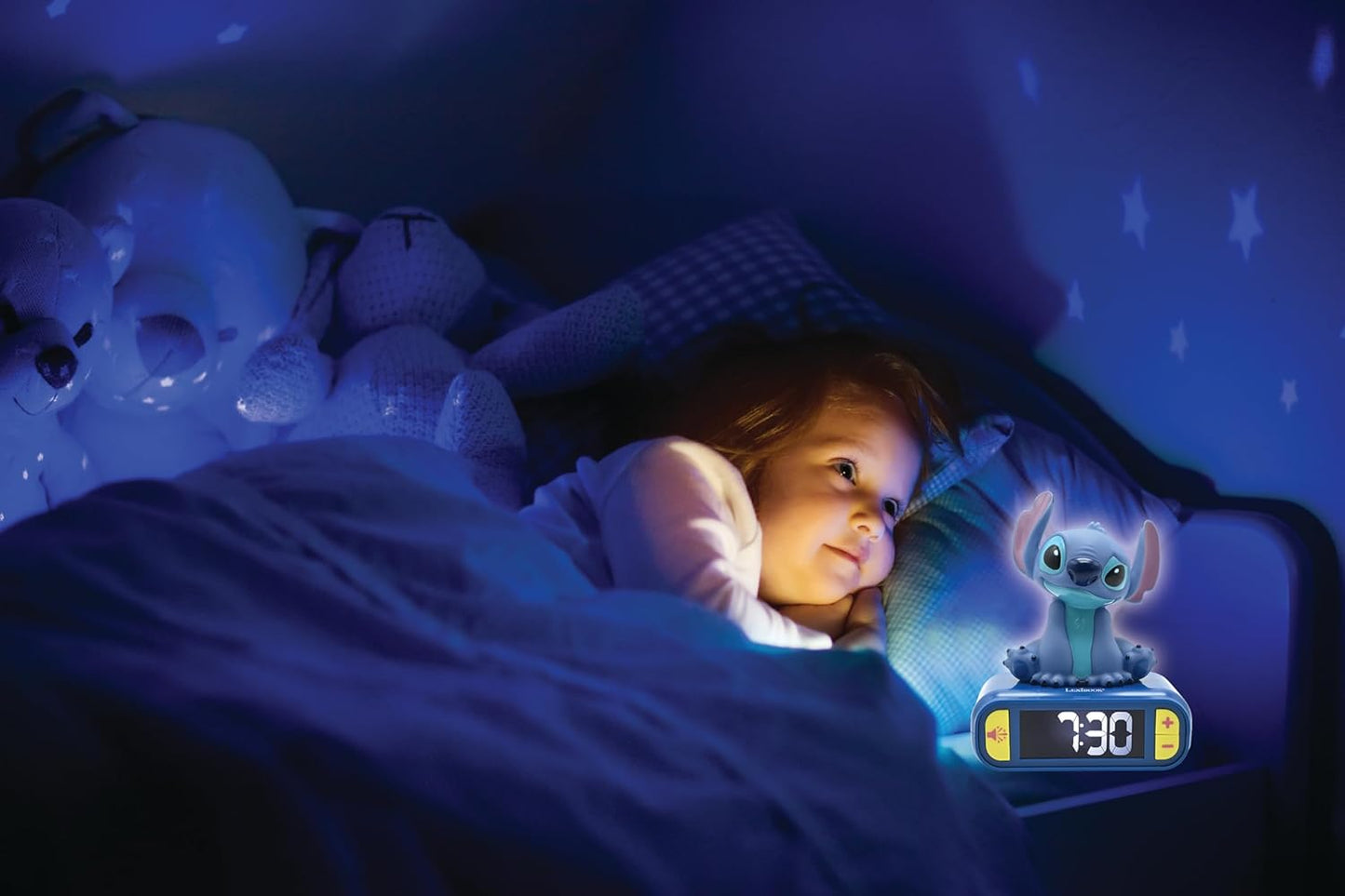 Despertador con Luz Disney Stitch